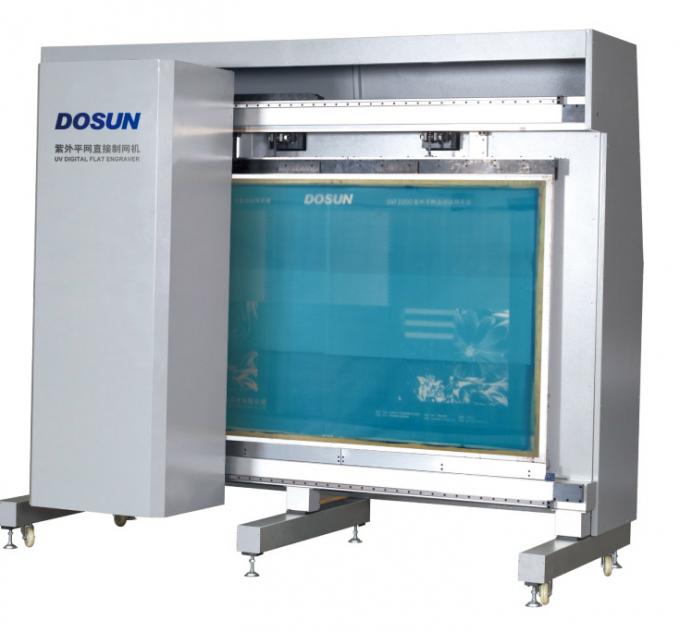 Özel UV Dijital Masaüstü Lazer Oymacı Makinesi, Tekstil Düz Gravür Sistemi 0