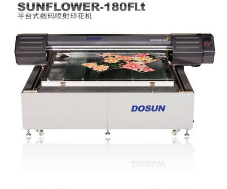 1440 dpi'a dijital Tekstil masaüstü yazıcı, kumaşlar düz yatak dijital baskı makinesi 1100 mm x 1400 mm 0